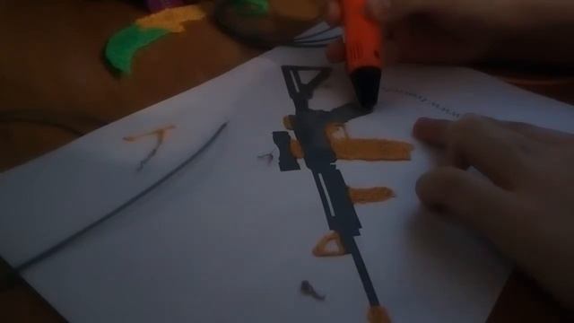 Пистолет из 3д  ручки.Часть 1.