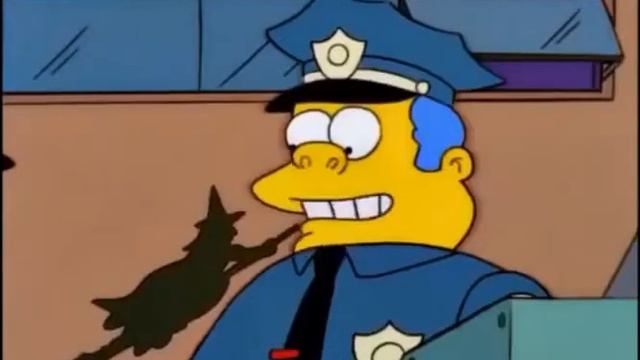 Los Simpson: Jefe Górgory revisando caramelos