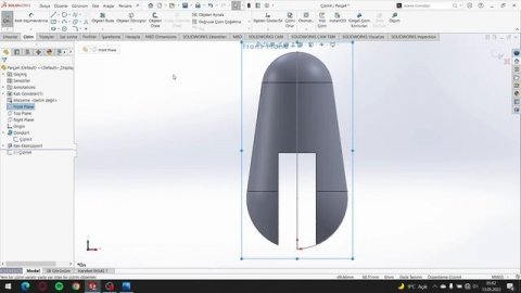 SOLİDWORKS MODEL MANİA 2016 ÇİZİMİ