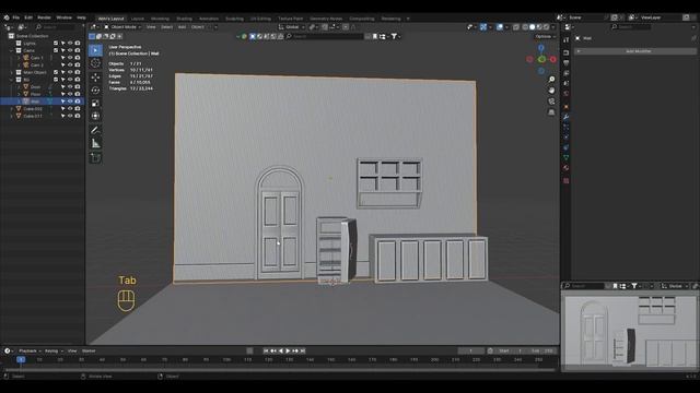 Refrigerator Complete Process In Blender (Timelapse) | Blender 4.1 | #artofabhi9 #blender #b3d