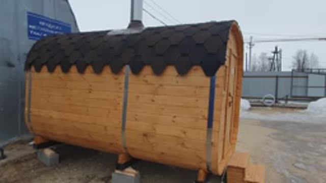 Баня "Квадро" 3.5 метра с торцевым входом купить в Дзержинске.