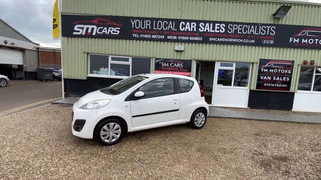 Peugeot 107 62 reg white