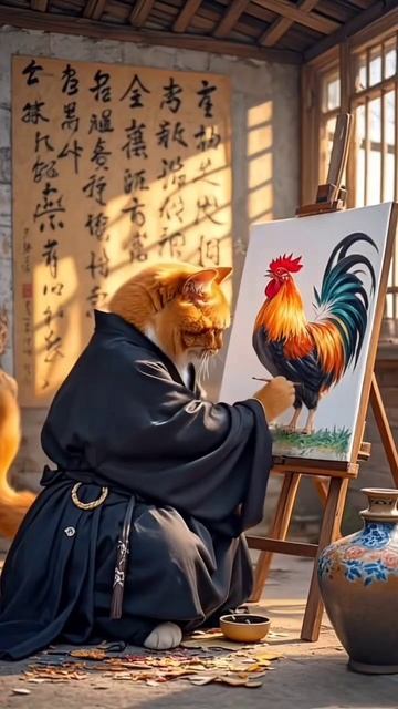 Рыжий котик в Китае