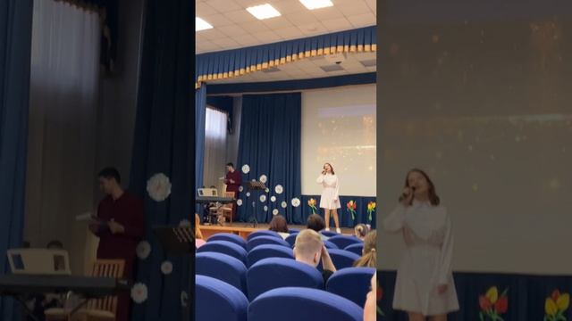 Роман Сачян и Илья Дзёмин на концерте к 8 марта