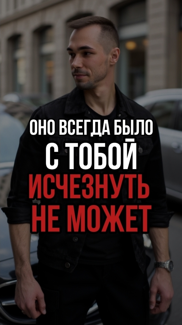 оно ВСЕГДА БЫЛО С ТОБОЙ, ИСЧЕЗНУТЬ НЕ МОЖЕТ