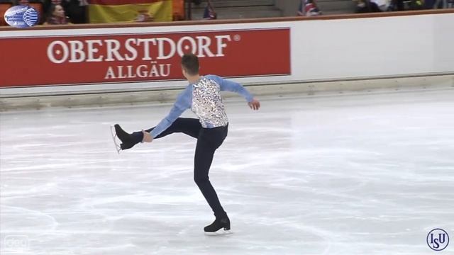 OFFICIAL - 2023 ISU Oberstdorf Adult - Silver Men II (& I) Free Skate - Jonathan Keuhl CAN = 31.64🥉