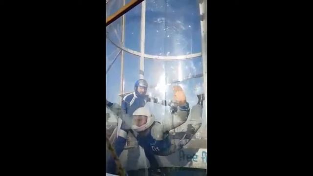 Первый полет в аэротрубе