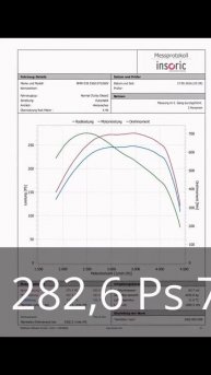 BMW E39 530d GT2260v Chip Tuning Acceleration 0-100 km/h 6 sek. 282,6 PS