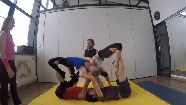 US and Russia Acrobatics alliance