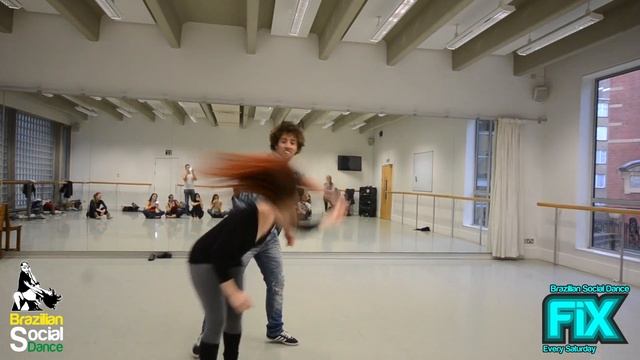 Brazilian Social Dance   Cristi and Clinton Workshop in London
