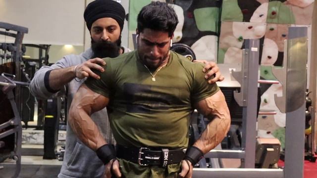 Shoulder Workout With IFBB Pro SUBEEL TAHIR & Bodybuilding alchemist (Atinder Jeet singh)