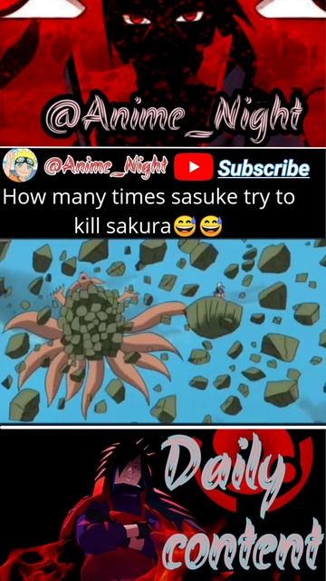 Sasuke kills sakura #sasuke #naruto #obito #madara #baruto #manga #kakashi