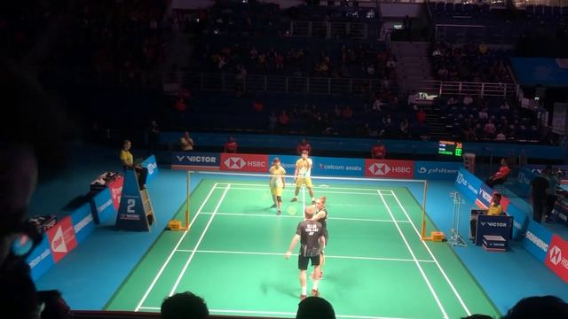 Nice Angle Badminton - PUAVARANUKROH/TAERATTANACHAI vs ELLIS/SMITH | Malaysia Open 2019