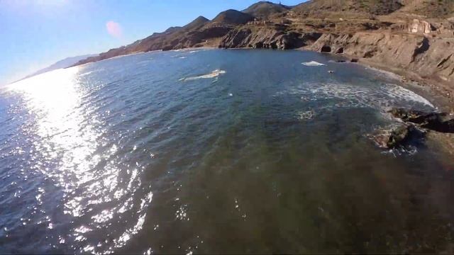 GEPRC Smart 35 HD windy afternoon at Cala de La Invencible near Villaricos