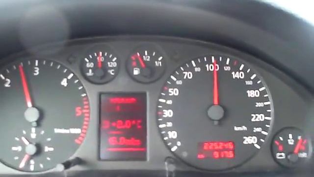 Audi A4 B5 1.9 Tdi 110hp 75-135 kmh 4th gear