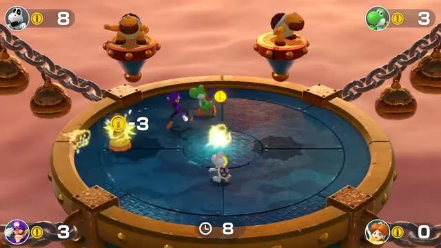 Dodging Sumo Bro Lightning Balls :: Mario Party Deluxe