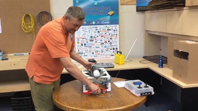 MATE ROV competition size and weight demonstration