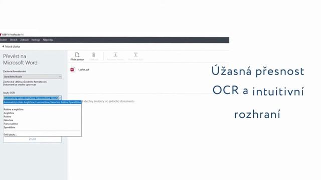 ABBYY FineReader 14 OCR and PDF: Vaše dokumenty v akci