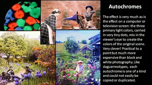 How the Autochrome process works