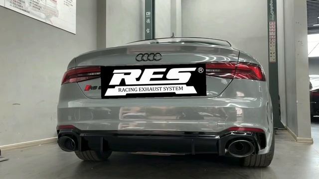 Audi A5 B9 с RES Exhaust SS: проверка звука системы catback с клапаном