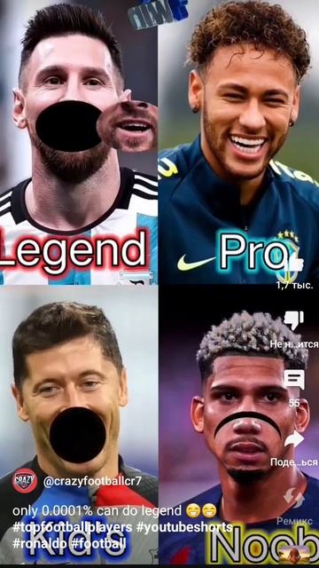 Messi Ronaldo #football #shorts #messi #challenge (1)