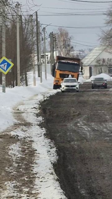 Дорога на Бёрдах (ул. Державина) в ужасном состоянии