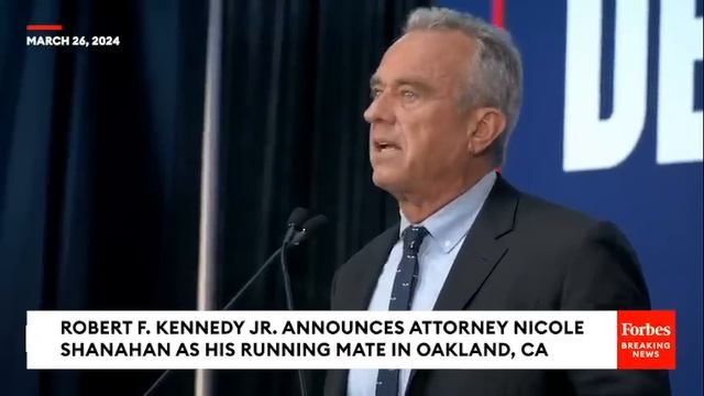'I'm Going To Tell You A Little Bit About Nicole...': RFK Jr. Presents Running Mate Nicole Shanahan