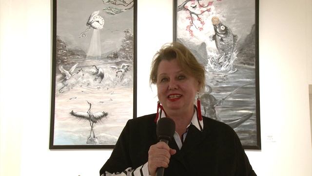Выставка "Весна, мечты, конфеты и букеты". куратор выставки Юлия Путь Репортаж МОСКОВИТ TV-MIX
