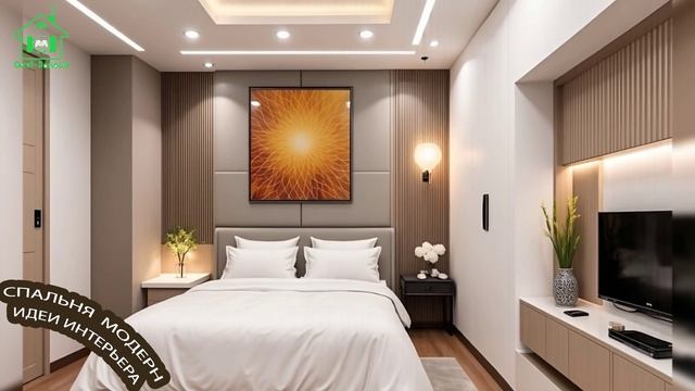 Спальня модерн минимализм фото идеи для вдохновения 🛏️ (21)