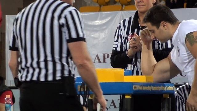 World Armwrestling Championship 2011 - Kriulin vs Kostadinov (Right Hand)
