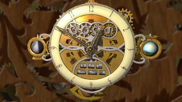 Cogs Clock Screensaver