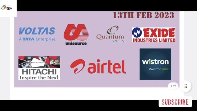 Exide india Pvt Ltd| ITI पास के लिए मेगा भर्ती 2023🔥| 7 कंपनी का रोजगार मेला 2023 | Permanent JOB