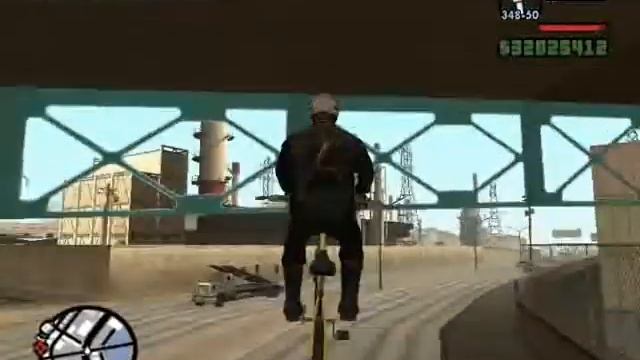 Gta san andreas-Bmx tricks #1