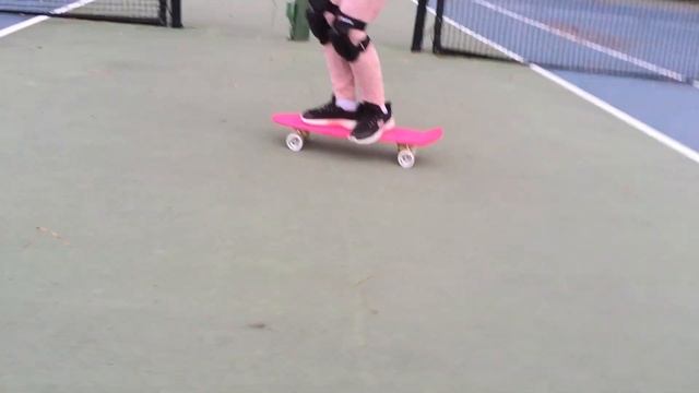 Ridge Nickelboard review, 27-inch skateboard -  9 yr. old first try - JJ Mango