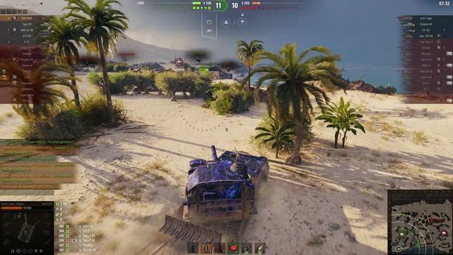 WOT Replay M53/M55 - 8 kills - 4,1K damage SPG