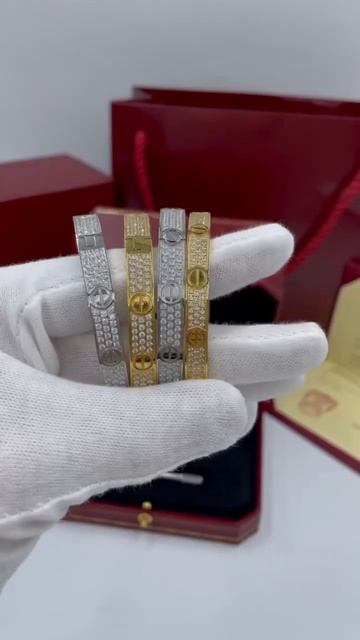 Бижутерия Премиум качество 💎 Браслеты в стиле Картье #браслетбижутерия#браслетсталь#браслеткартье