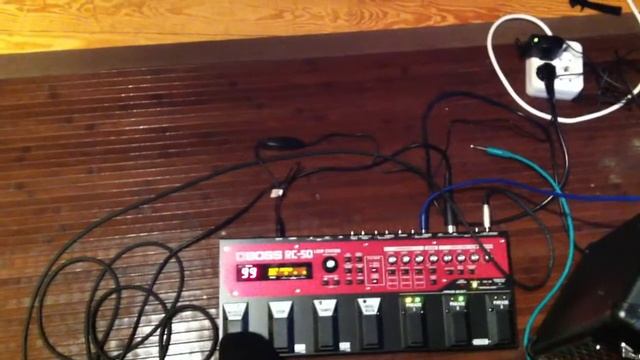 Korg R3+Boss RC50