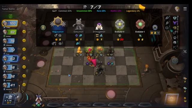 digimon masters online rumble chess