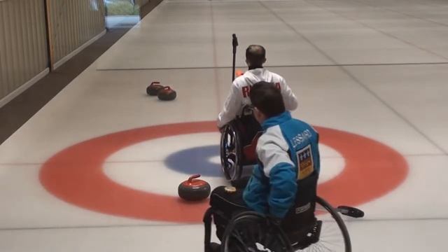 Wheelchair Curling Quebec-NT Russia end6