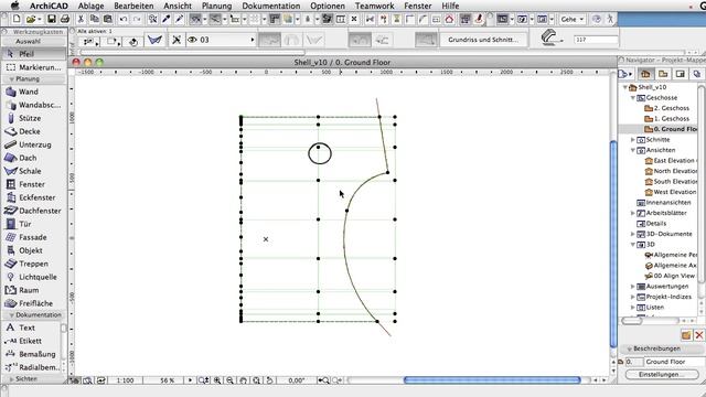 ArchiCAD 15 - 3. Kontur der Schale bearbeiten