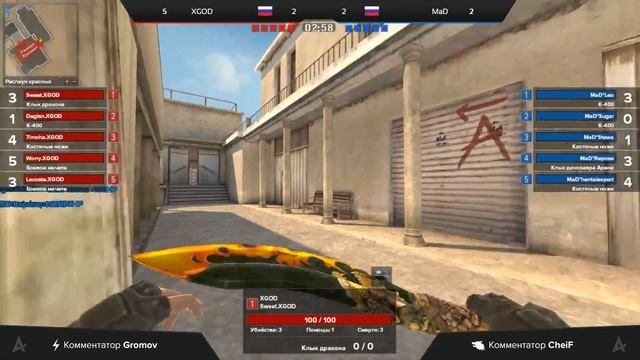MaD vs XGOD  @Pb Легендарный дивизион Arena4game season X