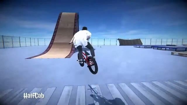 BMX Streets Pipe Big Quarter Stunts