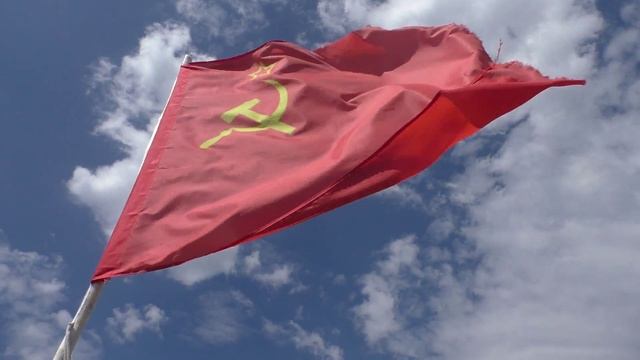 Флаг СССР над скалой Дива! Крым, Симеиз, 15 августа 2021 г.