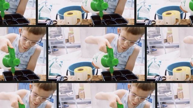 сажаем цветы часть 1 и ПЕРЕЦ