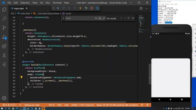 Calculator UI Flutter Challenge