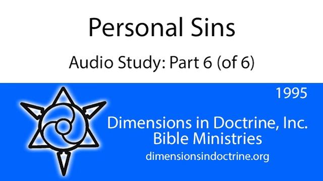 Personal Sins - Part 6 (of 6)