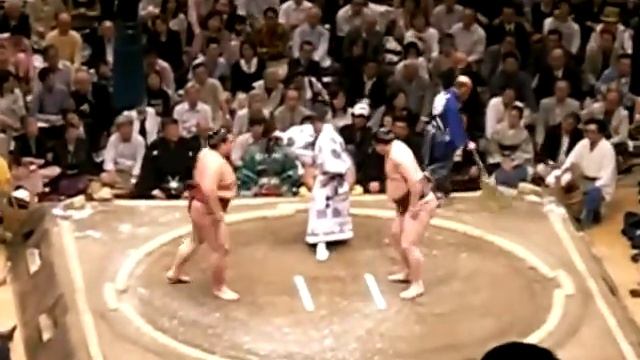 Last Sumo Match 18.05.2008+Yokozuna Dance