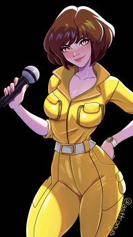 speedpaint April O'Neil / скоростное рисование Эйприл О'Нилл