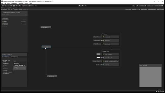 7. Shader Graph Dungeon Light Shader