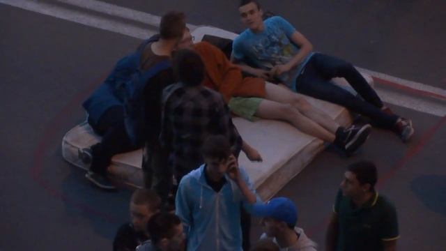 Фейерверк на матрасе в Кемерове